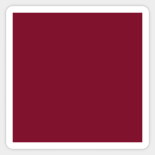 preppy abstract solid color wine red burgundy Sticker